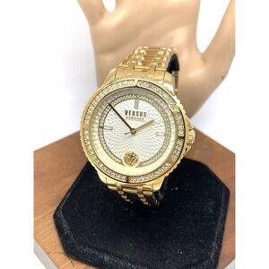 Versus by Versace Women's Watch VSPLM3021 Quartz Gold Stainless Steel 40mm